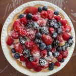 Light and airy berry tart